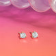 Stone and Strand 14K Yellow Gold Large Diamond Studs Editorial Image