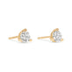 Stone and Strand 14K Yellow Gold Large Diamond Studs Side Image