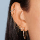 Large Pave Twist Hoops