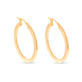 Large Pleated Hoops