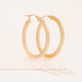 Large Pleated Hoops