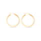 Large Pleated Hoops