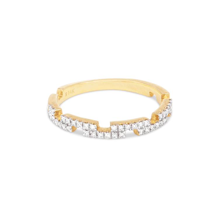 Layer By Layer Pave Ring