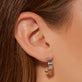 Layer Cake Hoops - White Gold