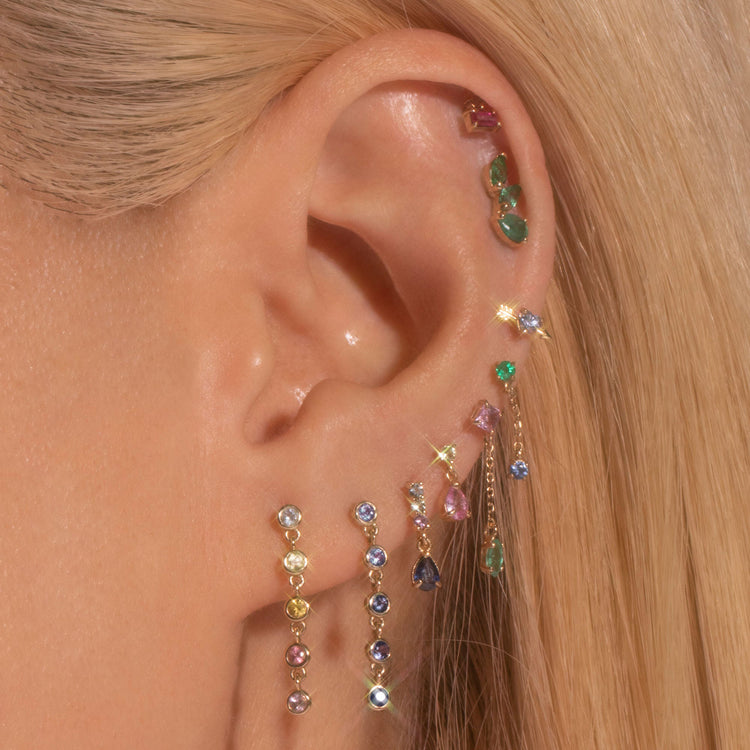 Le Bleu Rally Earrings