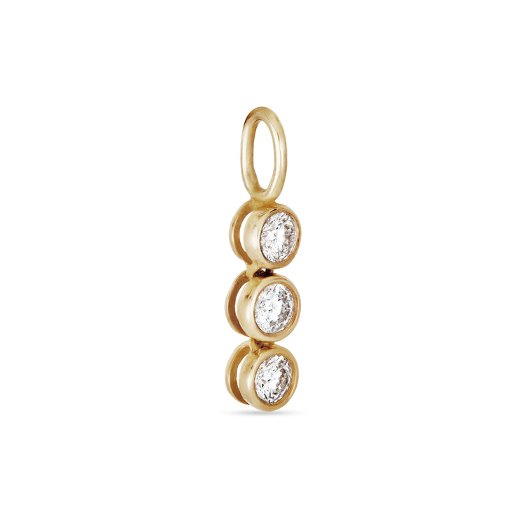 Let it Slide Diamond Charm
