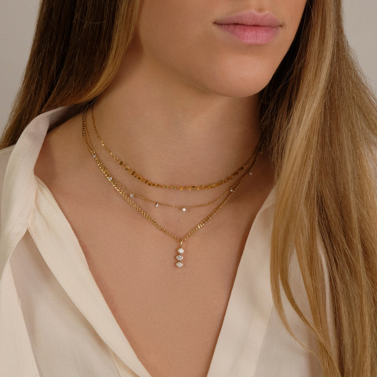 Let it Slide Diamond Charm