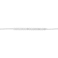 Stone and Strand 10K White Gold Let It Slide Diamond Tennis Bracelet Close Up Image