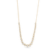 Stone and Strand 10K Yellow Gold Let It Slide Diamond Tennis Necklace Front Image