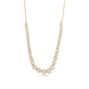 Stone and Strand 10K Yellow Gold Let It Slide Diamond Tennis Necklace Close Up Image