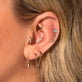 Love Safety Pin Earring