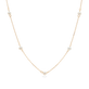 Stone and Strand 10K Yellow Gold Lucky Pearl Necklace Close Up Image