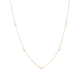 Stone and Strand 10K Yellow Gold Lucky Pearl Necklace Front Image