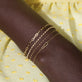 Image of 14K Yellow Gold Linked Up Bracelet with Stone and Strand Bracelets