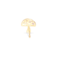 Magic Mushroom Stud