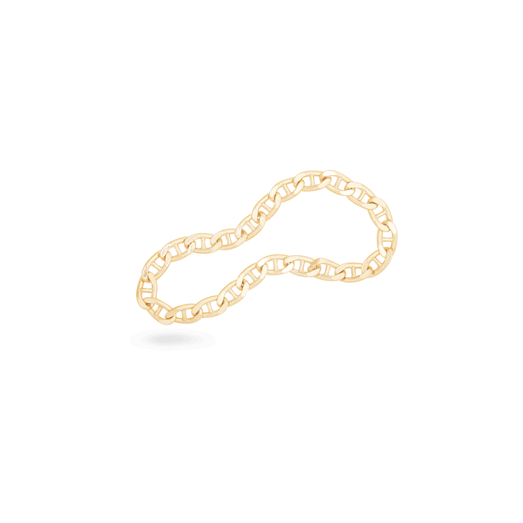 Stone and Strand 10K Yellow Gold Maritime Chain Ring Image