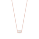 Medium Baguette Diamond Necklace