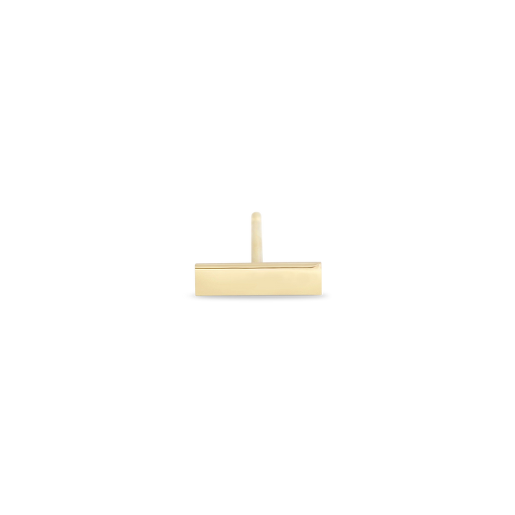 Medium Bar Stud Earring