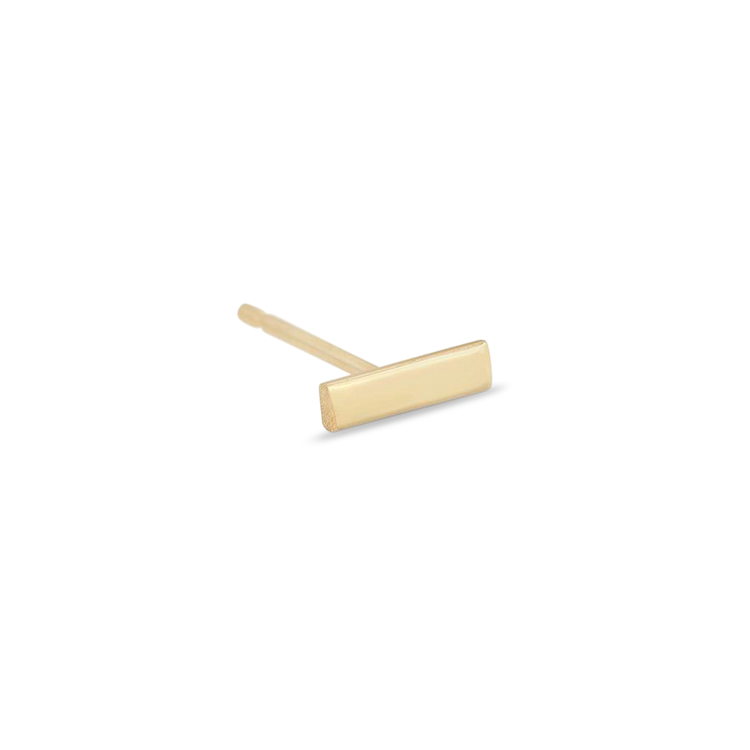 Medium Bar Stud Earring