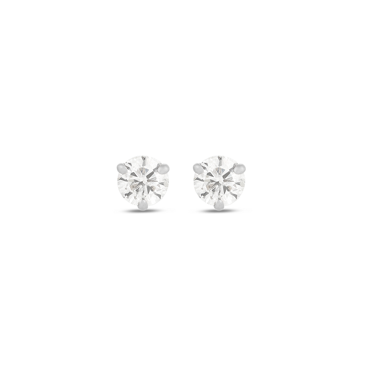 Paparazzi Must Love Diamonds - White Rhinestones Earrings
