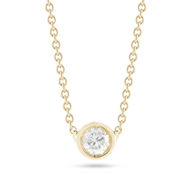 Medium Round Diamond Necklace