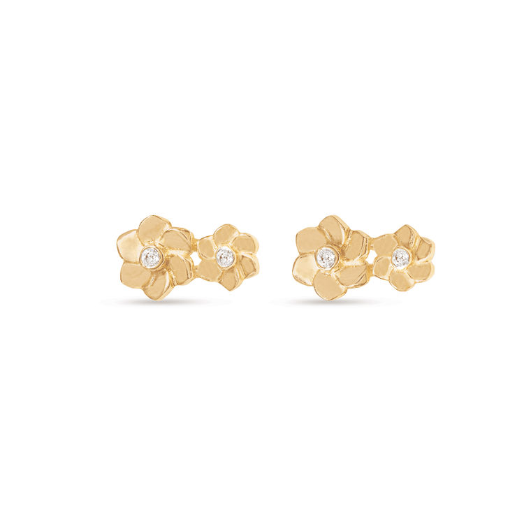 Mini Blooms Corsage Diamond Studs