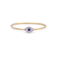 Mini Pave Diamond Evil Eye Ring