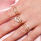 Mini Pave Diamond Evil Eye Ring