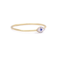 Mini Pave Diamond Evil Eye Ring