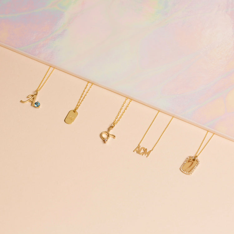 Mini Dog Tag Necklace