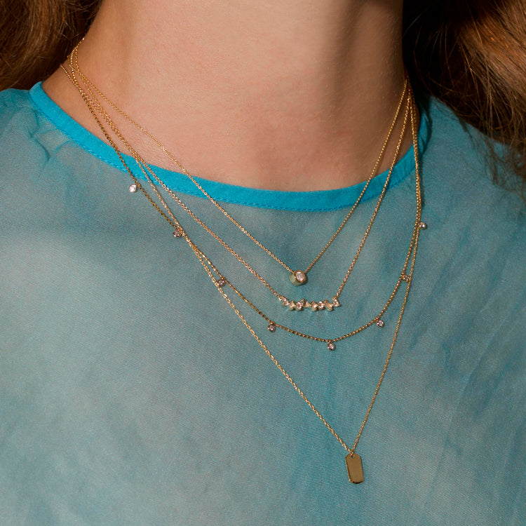 Mini Dog Tag Necklace