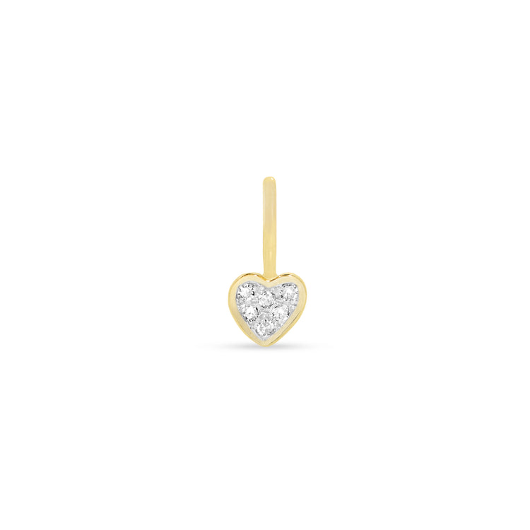 Heart diamond charm Clearance
