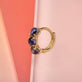 Mini Iolite Bubble Huggie