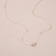 Mini Pave Puff Link Necklace