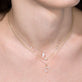 Mini Pave Puff Link Necklace