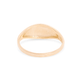 Stone and Strand 10K Yellow Gold Mini Pinky Signet Ring Rear Image