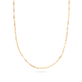 Stone and Strand 10K Yellow Gold Mirror Chain Necklace Front Image
