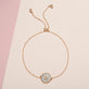 Moonlight Pavé Initial Bracelet