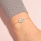 Moonlight Pavé Initial Bracelet