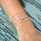 Moonlight Pavé Initial Bracelet