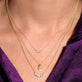 Moonstone Aquamarine Mama Necklace