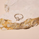 Stone and Strand 10K Yellow Gold Moonstone Oval Cabochon Fine Ring Editorial Image