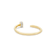 Stone and Strand 10K Yellow Gold Fine Nailed It Pave Diamond Ring Rear Image