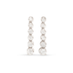 Stone and Strand 10K White Gold Noble Diamond Tennis Earrings Front Image