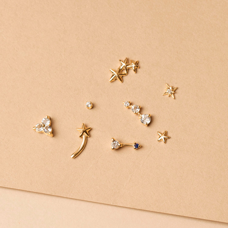 North Star Piercing Earring
