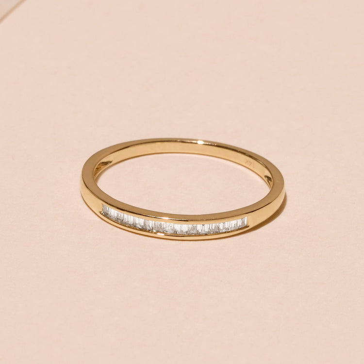 On The Upside Baguette Diamond Band