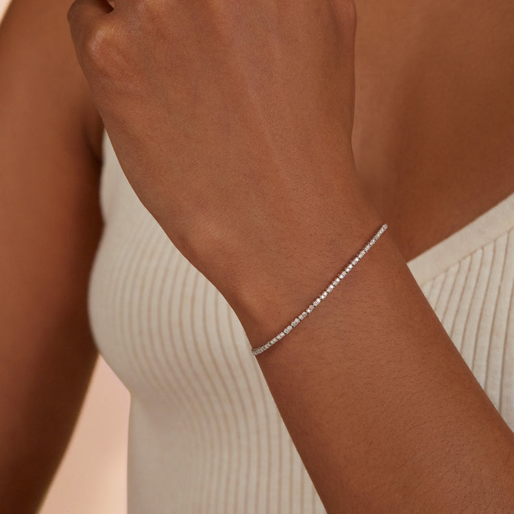 Moissanite Tennis Wedding Bracelet Solid Yellow Gold Star Bracelet | Star  bracelet, Wedding bracelet, Gold bracelet for women