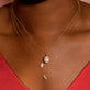 Opal and Diamond Hamsa Necklace