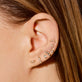 Ornate Trifecta Diamond Piercing Earring