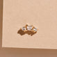 Ornate Trifecta Diamond Piercing Earring